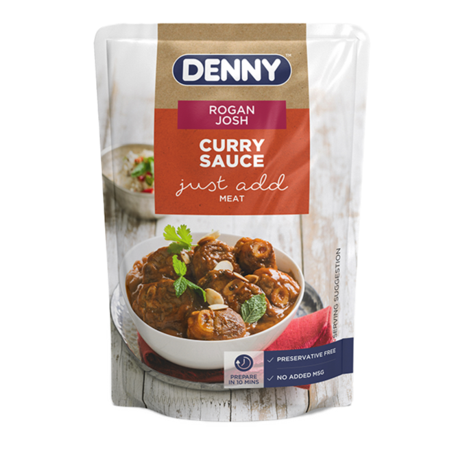 DENNY Rogan Josh Instant Curry Cook-In-Sauce 415g