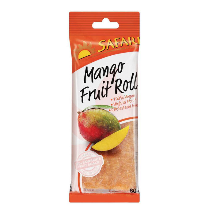 SAFARI Fruit Roll-Mango (80 g) from South Africa - AubergineFoods.com 