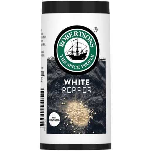 Robertsons White Pepper 50g