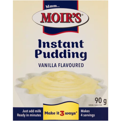 Moirs Instant Vanilla Flavour Pudding, 90g