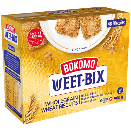 Bokomo Weet-Bix Wholegrain Wheat Biscuits, 450g