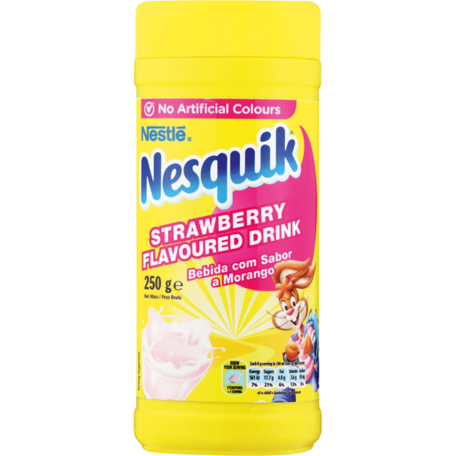 Nestlé Nesquik Strawberry Flavoured Beverage , 250g