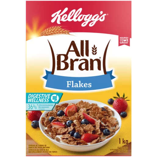 Kellogg's All-Bran Flakes Cereal 1kg