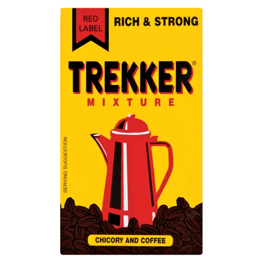 Red Label Trekker Mixture Rich & Strong Chicory & Coffee 250g