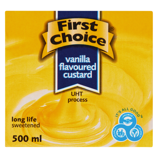 First Choice Vanilla Flavored Custard