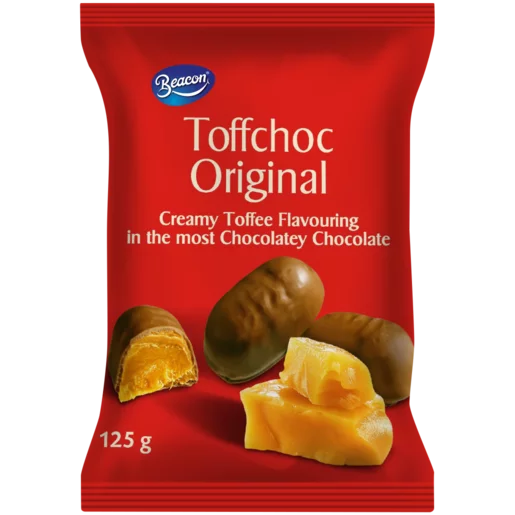 Beacon Toffchoc Original Chocolate Toffee 125g