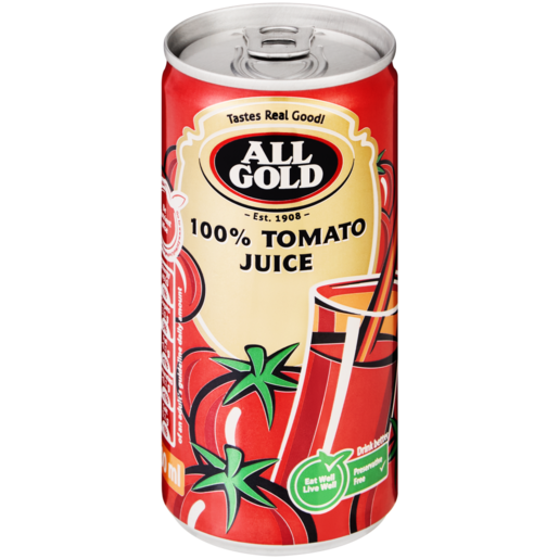 ALL GOLD 100% Tomato Juice Can 200ml