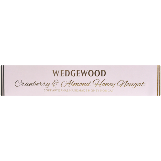 Wedgewood Handmade Almond & Cranberry Honey Nougat Bar 100g