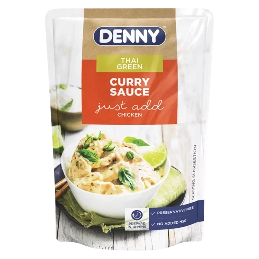 DENNY Thai Green Chicken Curry Sauce Pouch 415g
