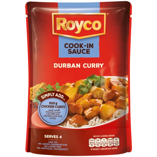 Royco Durban Curry Cook-In-Sauce Pouch 415g