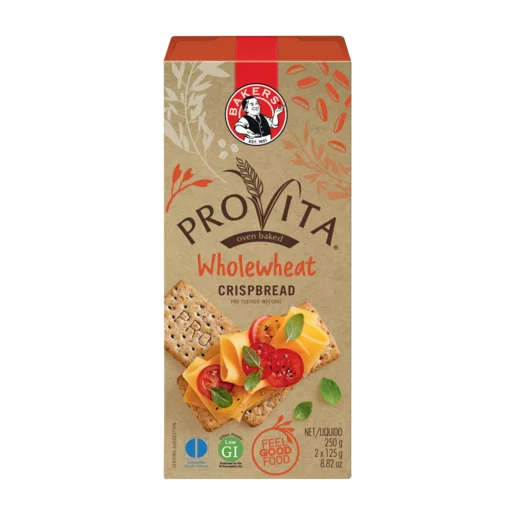 Bakers Provita Whole Wheat Crispbread, 250g