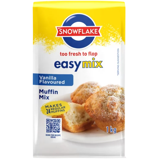 Snowflake Vanilla Flavoured Muffin Mix 500g