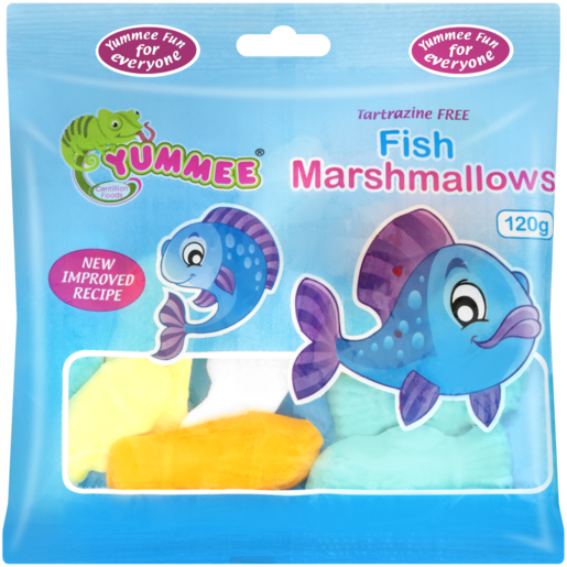 Yummee Marshmallow Fish, 120g