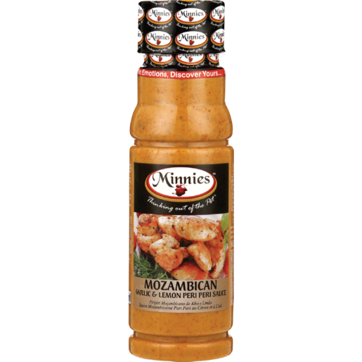 Minnies Mozambican Garlic & Lemon Peri Peri 250ml