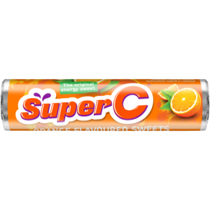 Super C Orange Flavored Sweets, 36.9g