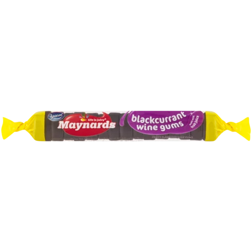 Maynards Blackcurrant Wine Gums 39g