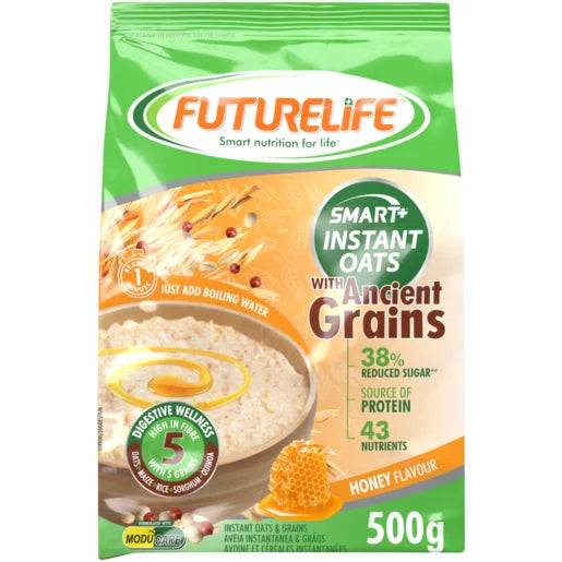 Futurelife Smart Honey Flavour Instant Oats with Ancient Grains 500g