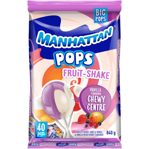 Checkers Pops Manhattan Vanilla Flavoured Fruit-Shake Pops 840g — AubergineFoods CA