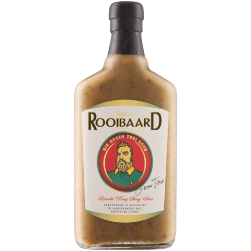 Rooibaard Kwaadbaard Laeveld Ring Sting Hot Sauce 375ml