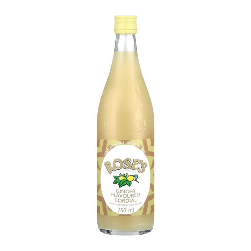 Rose's Ginger Flavored Cordial Drink, 750ml