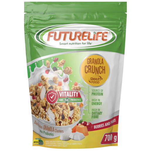 FUTURELIFE Smart Food Granola Crunch Berries & Fruit Flavoured Granola Cereal 700g