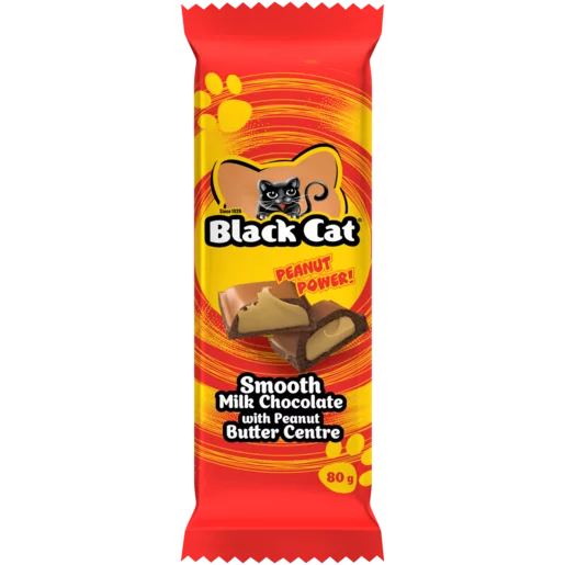 (Expired) Black Cat Chocolate Slab 80g