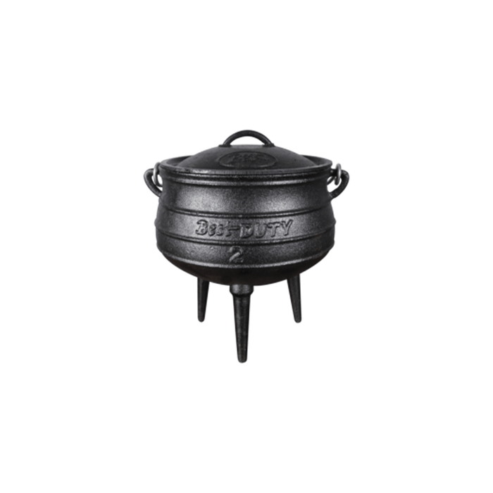 Best Duty 3-Legged Cast Iron Potjie Cooker