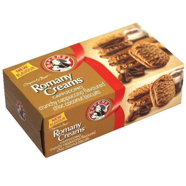 Bakers Romany Creams Cappuccino Flavoured Biscuits 200g
