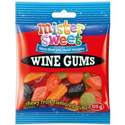 Mister Sweet Wine Gums, 125g