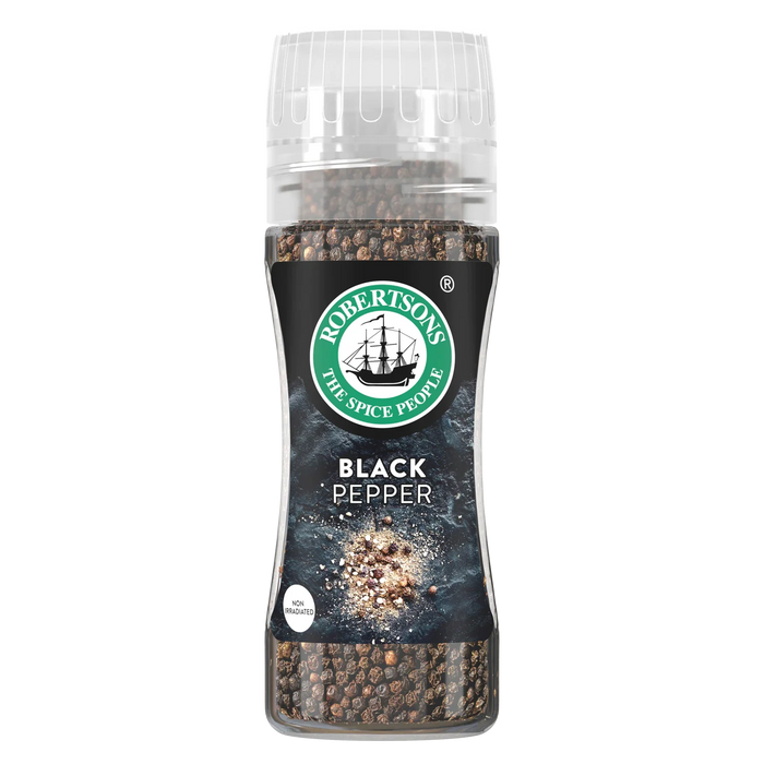 Robertson's Black Peppercorns Grinder, 57g
