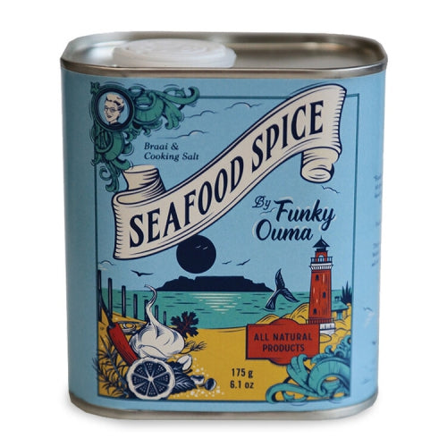 Funky Ouma Seafood Rub, 175g