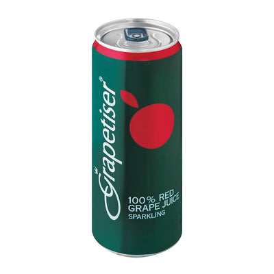 Grapetiser Sparkling Red Grape Juice Can 330ml