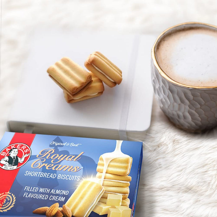 Bakers Royal Creams Shortbread Biscuits, 280g