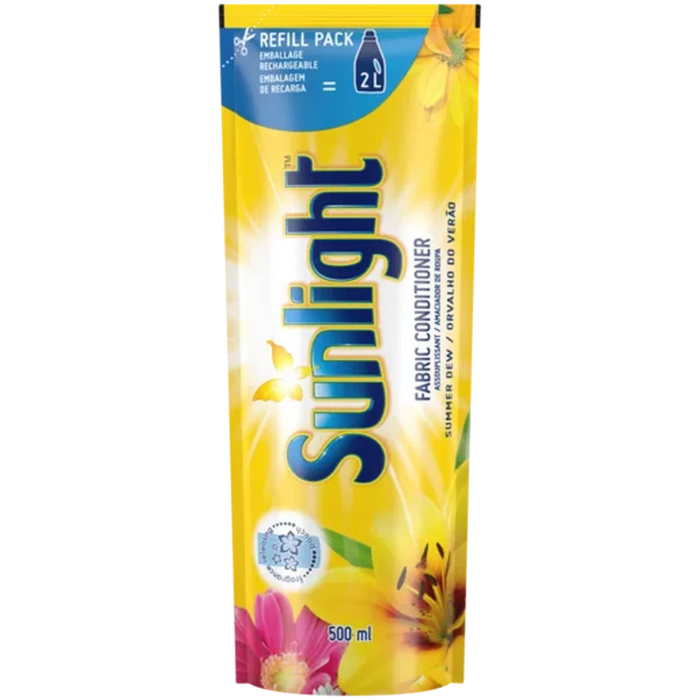 Sunlight Summer Dew Fabric Conditioner Refill Pack 500ml