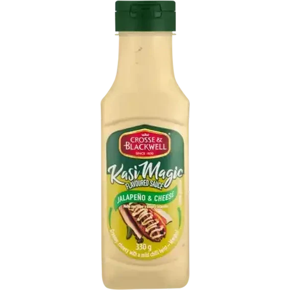 Crosse & Blackwell Kasi Magic Jalapeño & Cheese Flavoured Sauce 330g