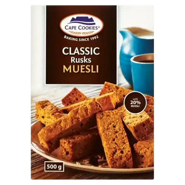 Cape Cookies Muesli Rusks, 500g