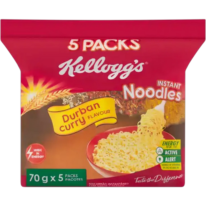 Kellogg's Durban Curry Flavored Instant Noodles 5-Pack, 5x70g