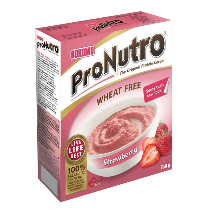 ProNutro Wheat & Gluten Free Strawberry Flavoured Protein Cereal 500g