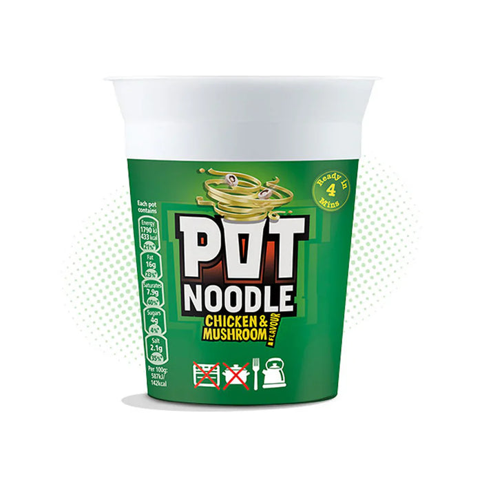 Pot Noodle Chicken & Mushroom Instant Noodles 90g