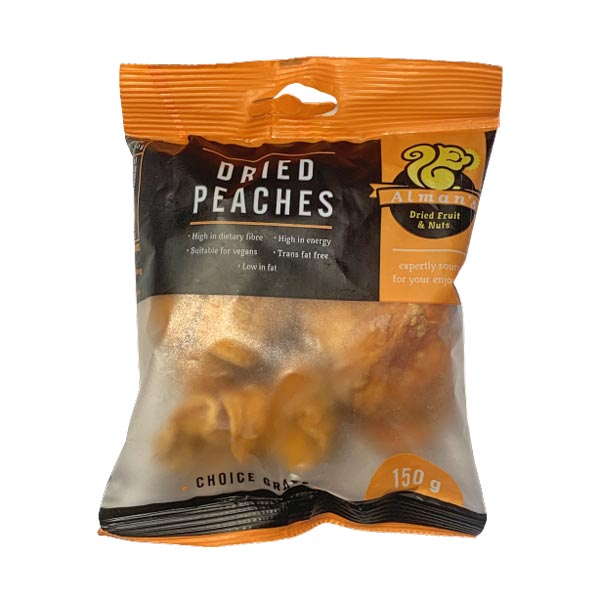 Alman's Dried Cling Peaches, 500g