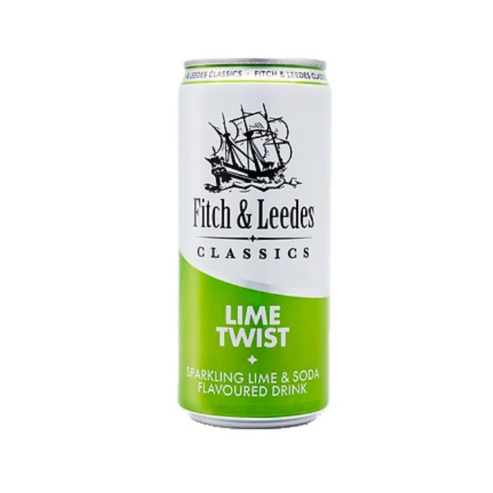 Fitch & Leedes Classics Sparkling Lime Twist Flavoured Non-Alcoholic Drink, 300ml