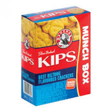 Bakers Kips Beef Biltong Flavoured Crackers 200g