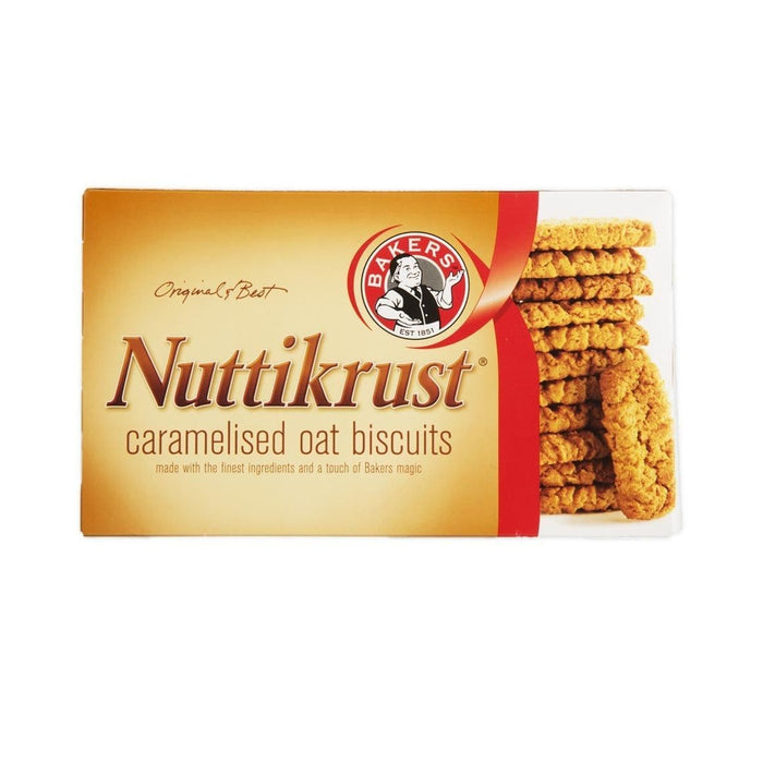 Bakers Nuttikrust Caramelised Crunchy Oat Biscuits 200g