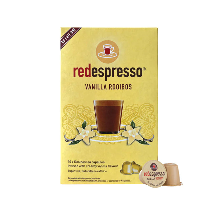 Red Espresso Vanilla Flavoured Rooibos Espresso Capsules 10 Pack