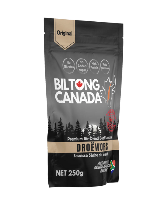 Canada Biltong's Beef Droëwors, 250g