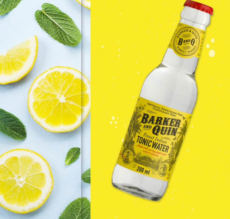 Barker and Quin Finest Indian Tonic Water, 4x200ml