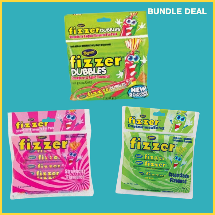 Fizzer Fun Pack Variety Pack, 3Pcs