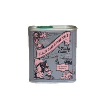 Funky Ouma Black Garlic Pink Salt, 390g