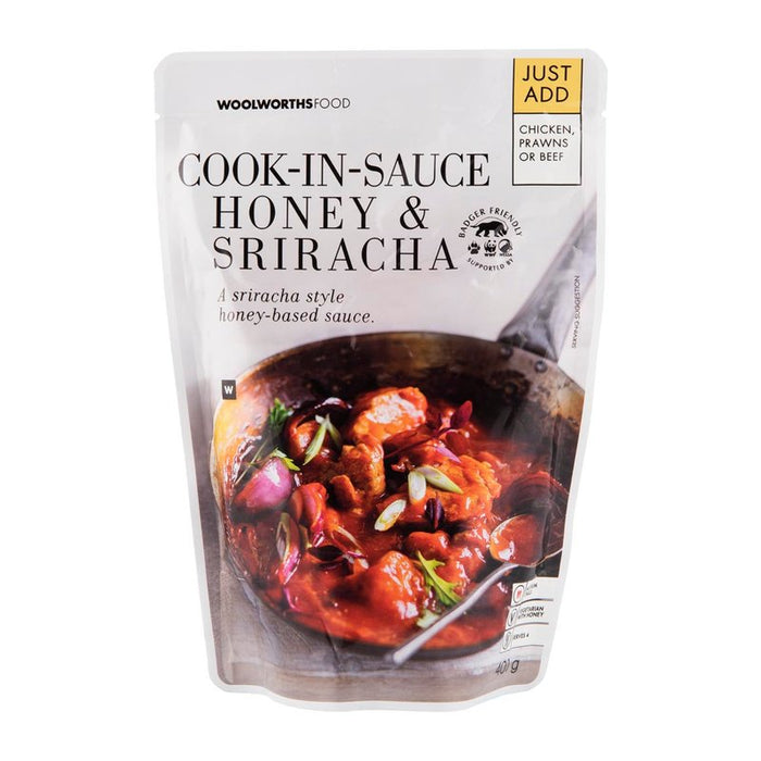 (Expired) Woolworths Honey and Sriracha Cook-in-Sauce 400g