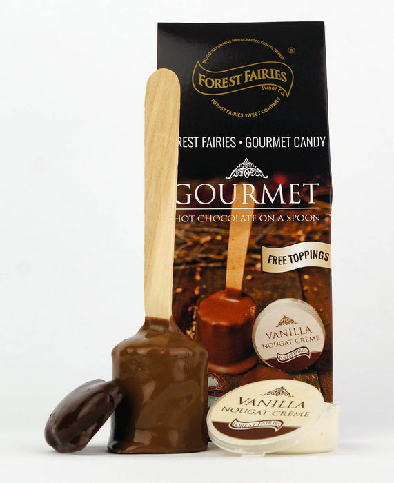 Forest Fairies Nougat Hot Chocolate on a Spoon